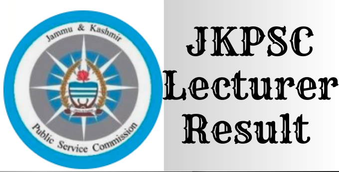 JKPSC Lecturer Result