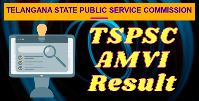 TSPSC AMVI Result