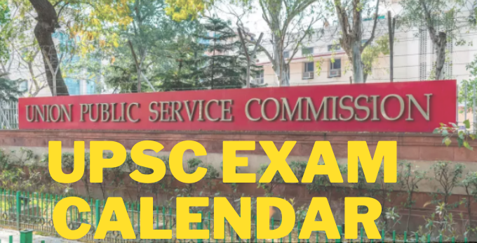 UPSC Exam Calendar