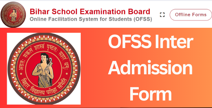 OFSS Inter Admission Form