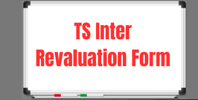 TS Inter Revaluation Form