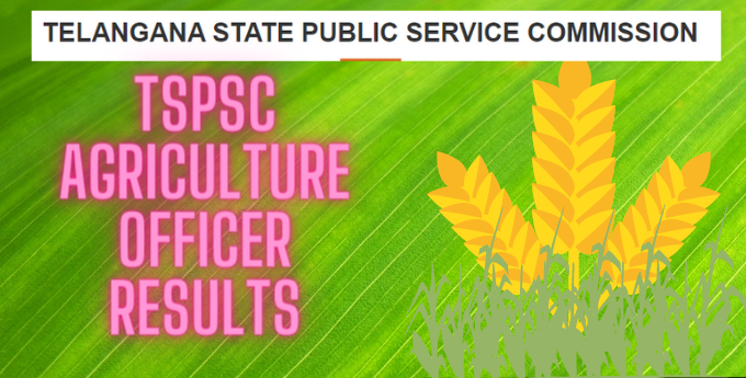 TSPSC Agriculture Officer Results